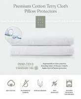 Ella Jayne Terry Cloth Water Proof Pillow Protector, King - Set of 2