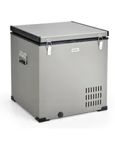 68 Quart Car Refrigerator 12V Portable Car Freezer Fridge w/Dc & Ac Adapter