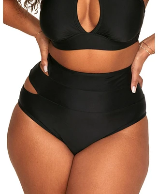 Adore Me Plus Demi Swimwear Bikini Bottom