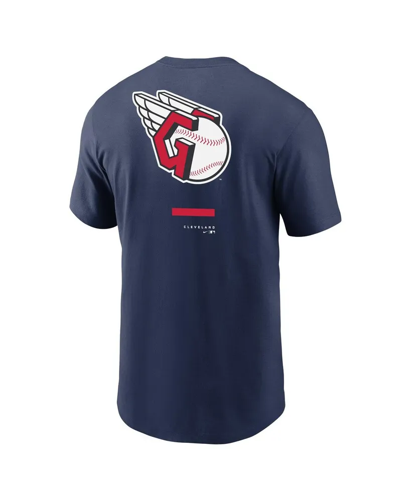 Men's Nike Navy Cleveland Guardians Over the Shoulder T-shirt