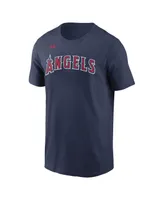 Men's Nike Bo Jackson Navy California Angels Cooperstown Collection Name and Number T-shirt