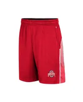 Big Boys and Girls Colosseum Scarlet Ohio State Buckeyes Max Shorts