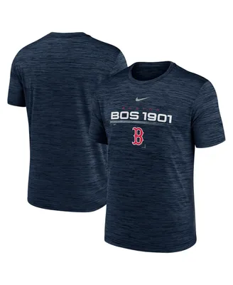 Men's Nike Navy Boston Red Sox Wordmark Velocity Performance T-shirt