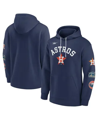 Men's Nike Navy Houston Astros Rewind Lefty Pullover Hoodie