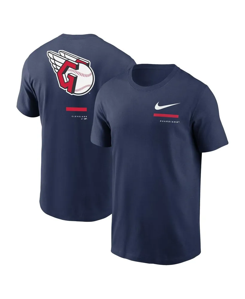 Men's Nike Navy Cleveland Guardians Over the Shoulder T-shirt