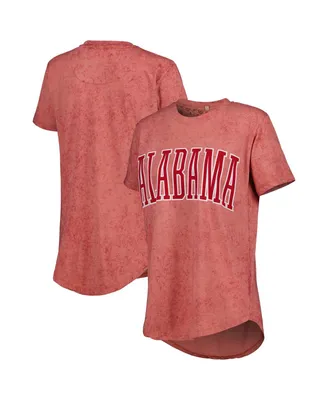 Women's Pressbox Crimson Alabama Crimson Tide Southlawn Sun-Washed T-shirt