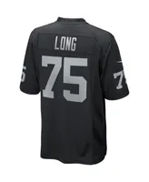 Men's Nike Howie Long Black Las Vegas Raiders Game Retired Player Jersey