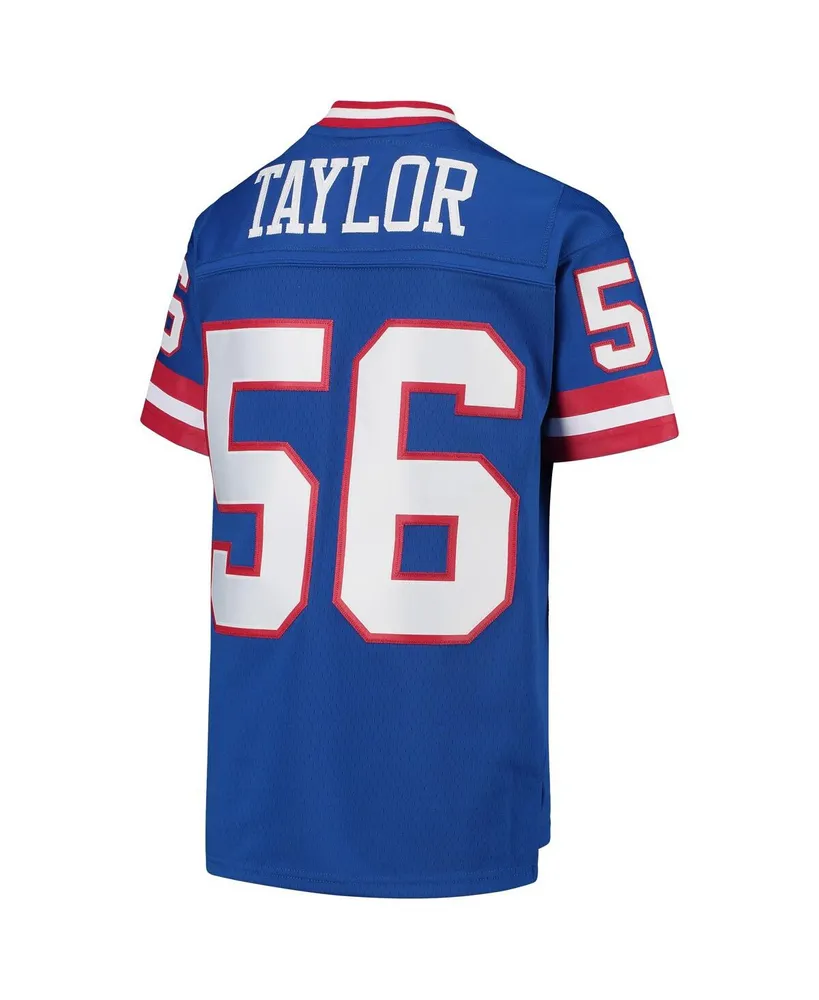 Big Boys and Girls Mitchell & Ness Lawrence Taylor Royal New York Giants 1986 Legacy Retired Player Jersey