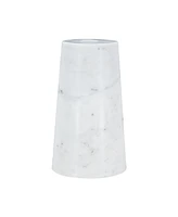 Ab Home 2-in-1 Marble Candle Holder Flower Vase, 3.9" D x 6.9" H