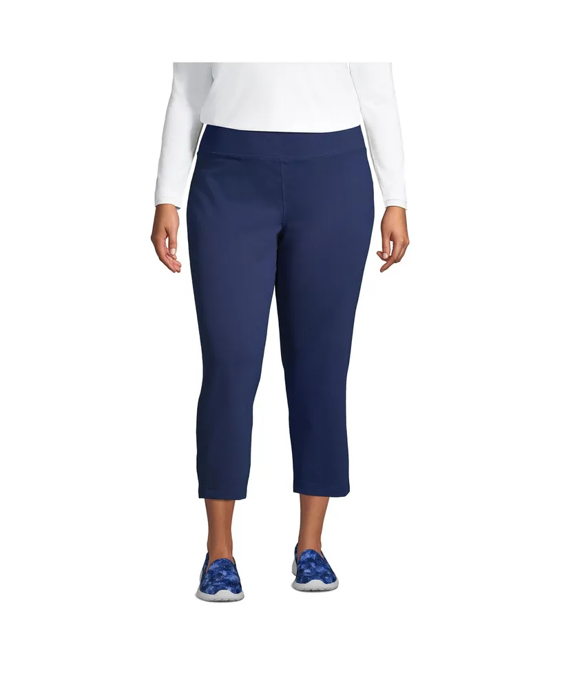 Lands' End Plus Active Crop Yoga Pants