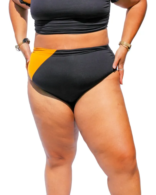 Cali super high waisted reversible bikini bottom