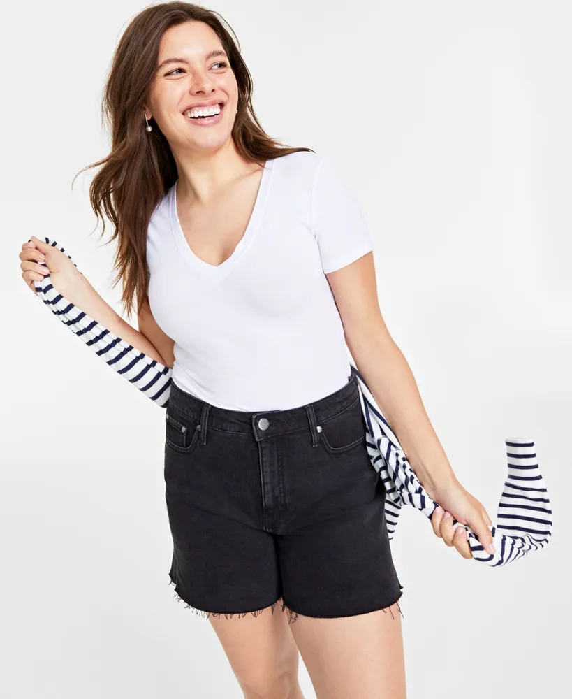 On 34th Women's Modal V-Neck T-Shirt, Created for Macy's