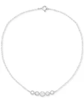 Forever Grown Diamonds Lab-Created Diamond Graduated 18" Statement Necklace (1/5 ct. t.w.) in Sterling Silver