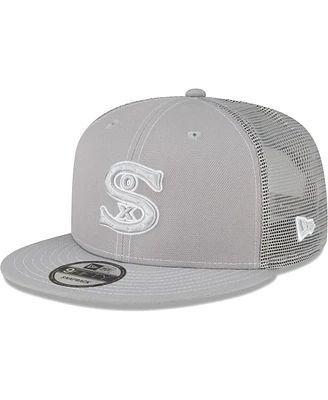 Men's New Era Gray Chicago White Sox 2023 On-Field Batting Practice 9FIFTY Snapback Hat