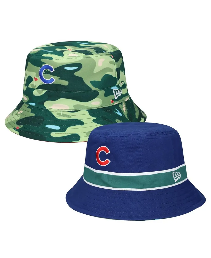 Men's New Era Royal Chicago Cubs Reverse Bucket Hat