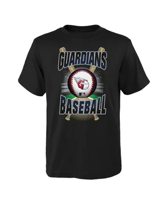 Big Boys and Girls Black Cleveland Guardians Special Event T-shirt