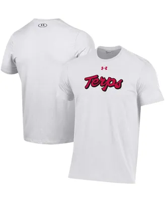 Men's Under Armour White Maryland Terrapins Script T-shirt
