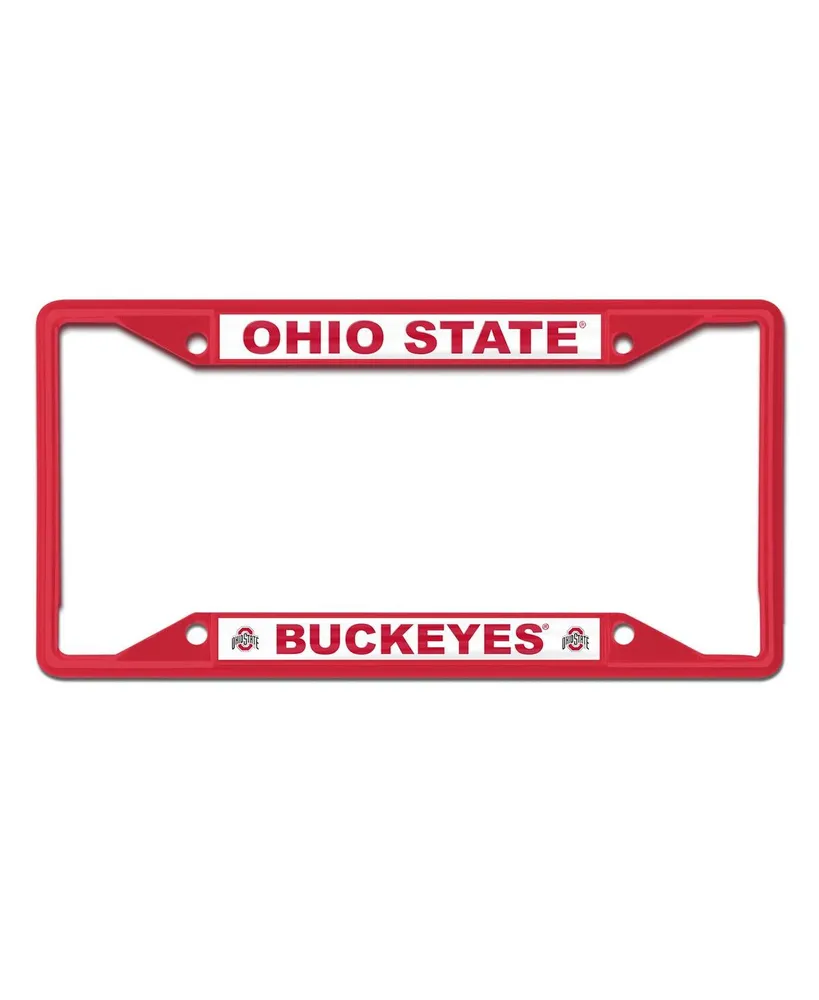 Wincraft Ohio State Buckeyes Chrome Color License Plate Frame