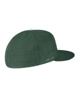 Men's Nike Green Michigan State Spartans Aero True Baseball Performance Fitted Hat