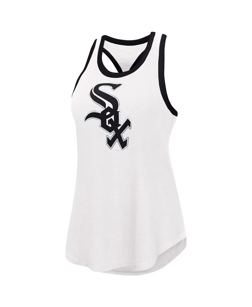 Women's G-iii 4Her by Carl Banks White Chicago White Sox Tater Tank Top