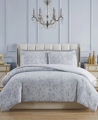 Juicy Couture Valentina Leopard Piece Reversible Comforter Set