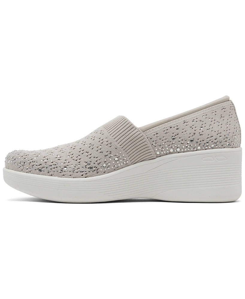 Martha Stewart x Skechers Women's Pier-Lite: Reflection Slip-On Wedge Shoes from Finish Line