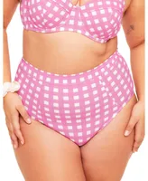 Adore Me Plus Vivien Swimwear High-Waist Bikini Bottom