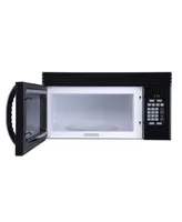 Black & Decker Over The Range 1.6 Cubic Feet Microwave with Top Mount Air Recirculation Vent