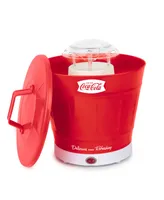 Coca-Cola Hot Air 10.08" Popcorn Popper with Bucket