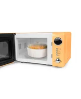 Nostalgia Retro 0.7 Cubic Foot 700 Watt Countertop Microwave Oven