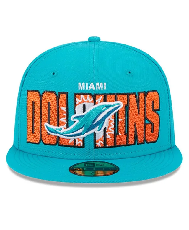 Men's New Era Aqua Miami Dolphins 2023 NFL Training Camp 9FORTY Adjustable Hat