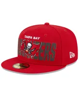 Men's New Era Red Tampa Bay Buccaneers 2023 Nfl Draft 59FIFTY Fitted Hat