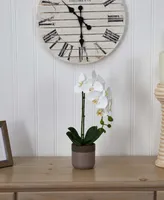Nearly Natural Artificial Phalaenopsis Orchid in Ceramic Pot
