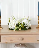 Nearly Natural Hydrangea Artificial Candelabrum Arrangement