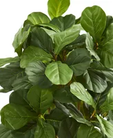 Nearly Natural 3.5' Fiddle Leaf Artificial Tree