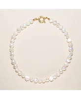 Joey Baby 18K Gold Plated Freshwater Pearls - Pete Necklace 17" For Unisex