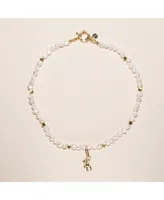 Joey Baby 18K Gold Plated Freshwater Pearls with stars - Help Me Sully Necklace 17" For Women