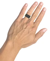 Men's Black Diamond Ring (2 ct. t.w.) in 14k Gold-Plated Sterling Silver