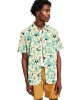 Mens Hurley Short Sleeve Button Down With A Graphic Tee Chino Short