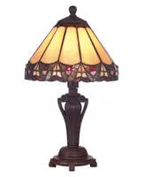 Dale Tiffany Peacock Accent Table Lamp