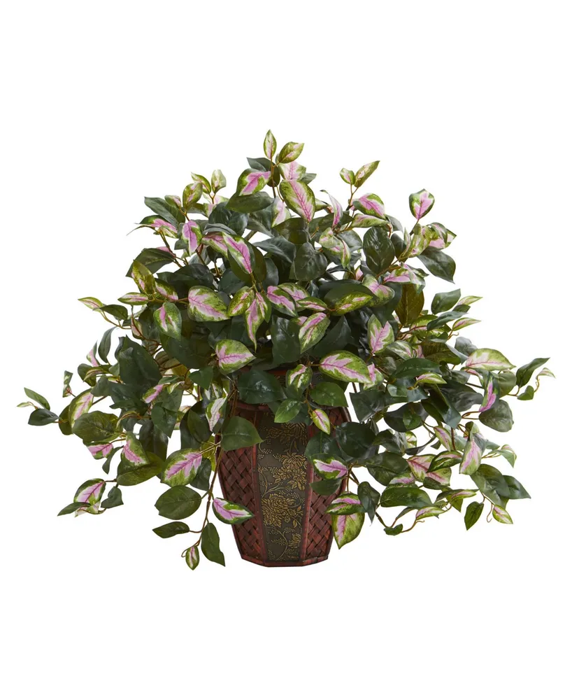 Nearly Natural Hoya Artificial Plant in Decorative Planter