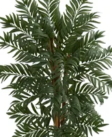 Nearly Natural 5' Parlor Palm Artificial Tree in Decorative Planter