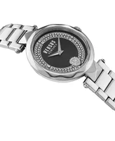 Versus by Versace Women's Covent Garden Silver-tone Stainless Steel Bracelet Watch 36mm