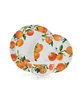 Mikasa Mandarin Bone China 12 Piece Dinnerware Set, Service for 4