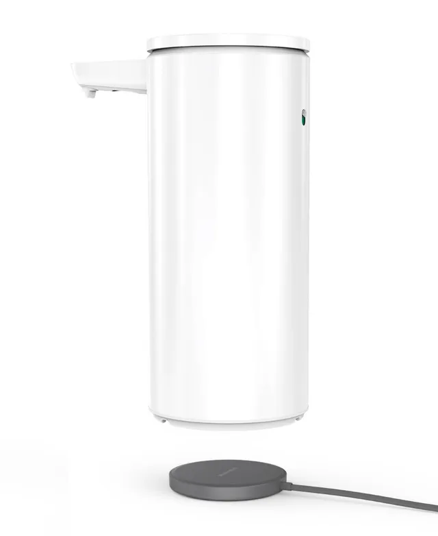 simplehuman 14 oz. Rechargeable Touch-Free Soap Dispenser with Caddy