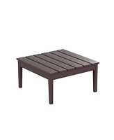 WestinTrends Outdoor Patio Modern Adirondack Coffee Table