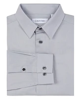 Calvin Klein Little Boys Solid Stretch Poplin Shirt