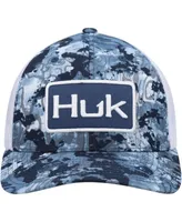 Men's Huk Blue Tide Change Trucker Snapback Hat