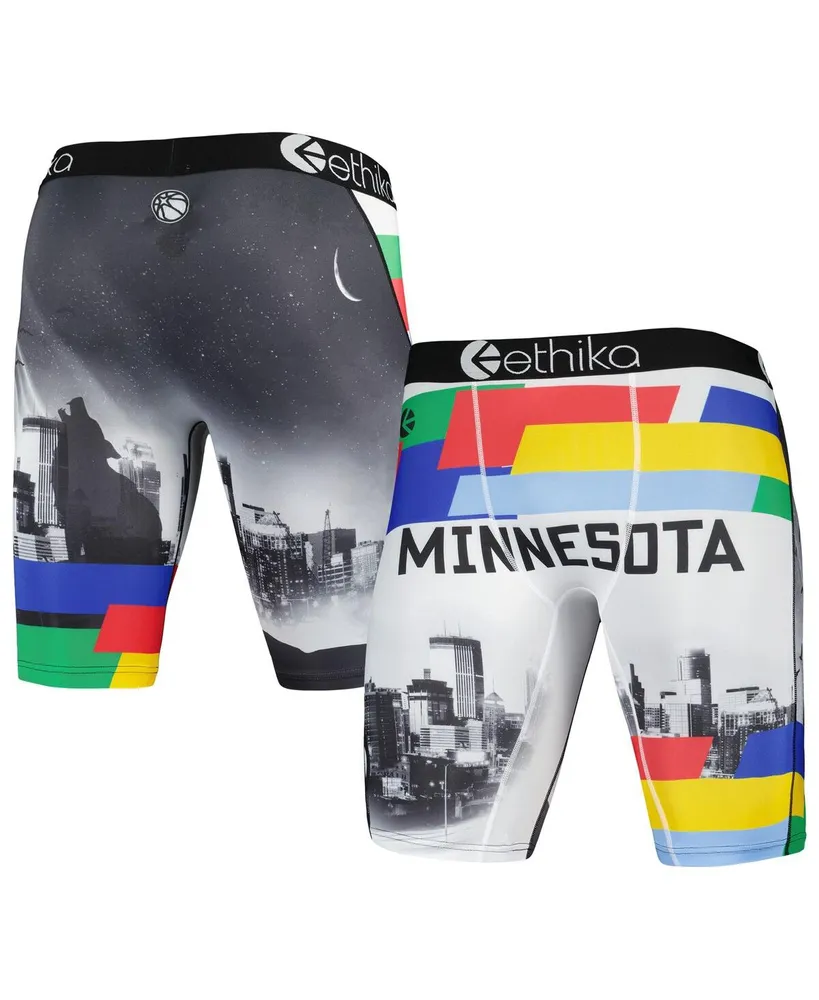 Men's Ethika Black Memphis Grizzlies City Edition Boxer Briefs