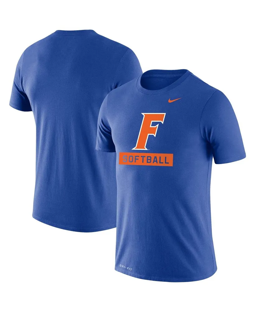 Men's Nike Royal Florida Gators Softball Drop Legend Performance T-shirt